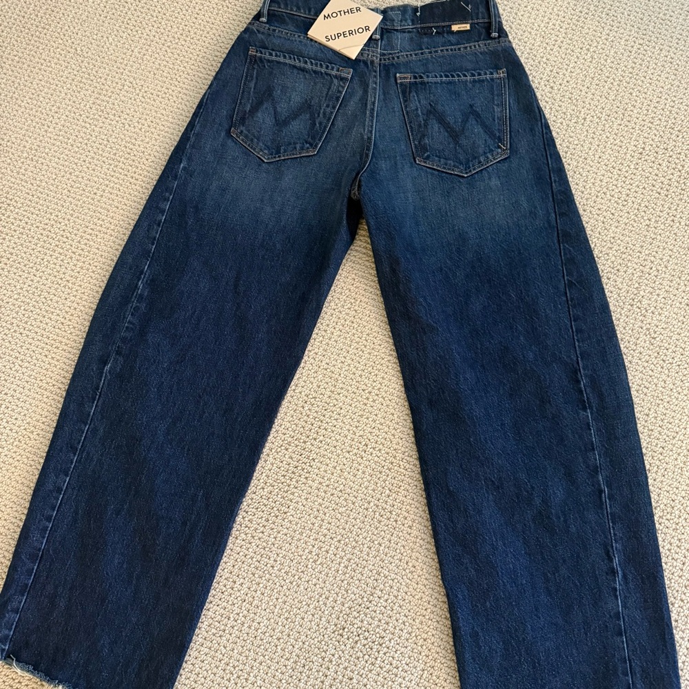 Mother Women's mid-rise Full Pipe Flood jeans NWT - Picture 4 of 10